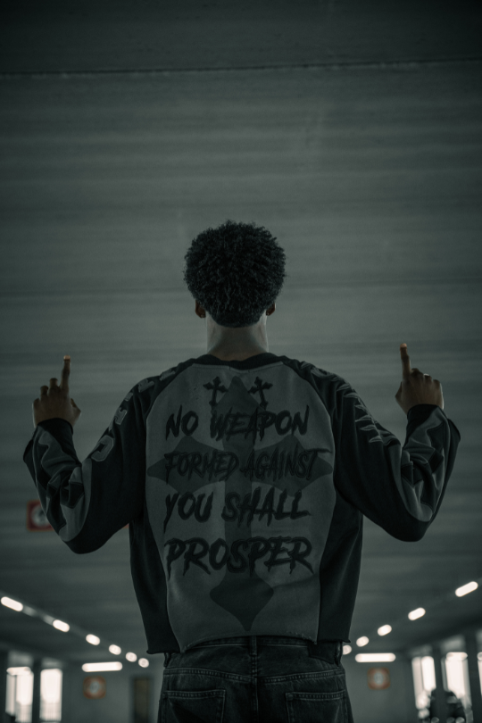 No Weapon Formed Crop Sweatshirt